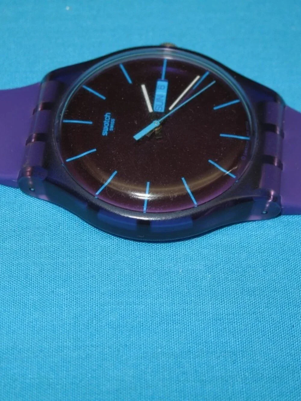 Swatch Purple Rebel Watch SUOV702